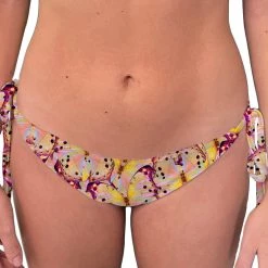 Brittany Allen SWIMWEAR Pink Butterfly String Bikini Bottom