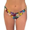 Brittany Allen Multi-Butterfly Thong Swim Bottom