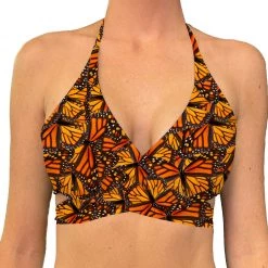 Brittany Allen Monarch Wrap Swim Top SWIMWEAR