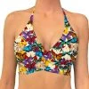 Brittany Allen Multi-Butterfly Wrap Swim Top SWIMWEAR