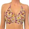 Brittany Allen SWIMWEAR Pink Butterfly Wrap Swim Top