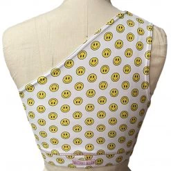 Brittany Allen Be Happy One Shoulder Sports Bra BRAS