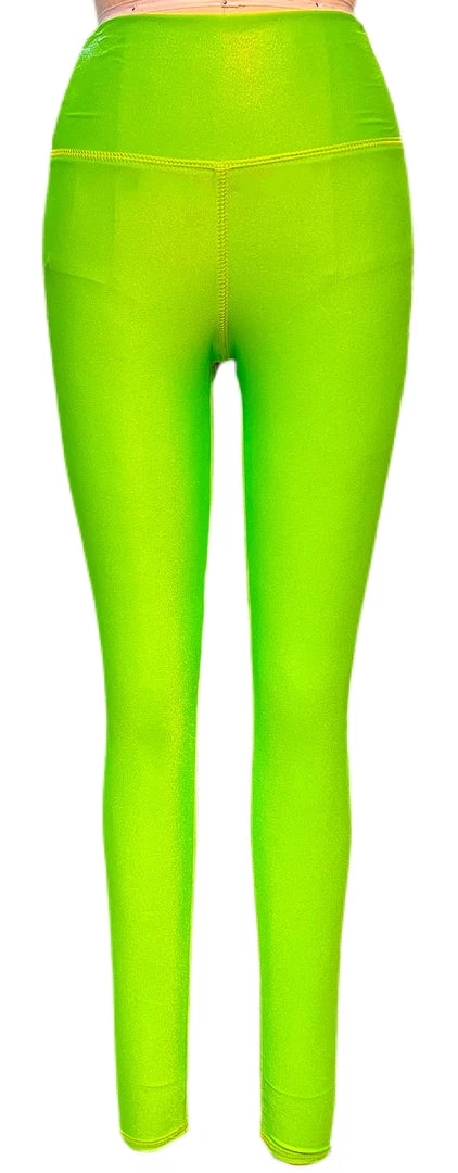 Brittany Allen Neon Green Leggings 1 Brittany Allen Neon Green Leggings