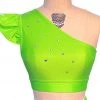 Brittany Allen Neon Green Crystal Flutter Bra BRAS