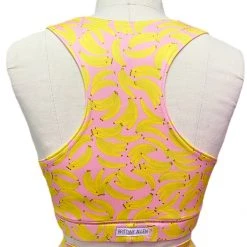 Brittany Allen BRAS Banana Crew Neck Sports Bra