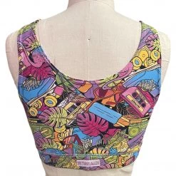 Brittany Allen BRAS Miami Scoop Neck Sports Bra