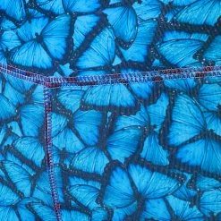 Brittany Allen Blue Butterfly Leggings