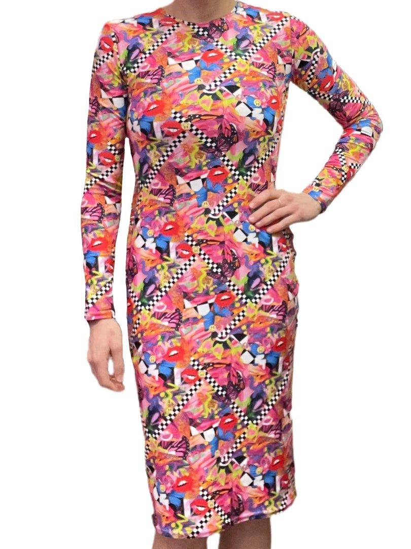 Brittany Allen DRESSES Rebel Long Sleeve Bodycon Dress 1 Brittany Allen DRESSES Rebel Long Sleeve Bodycon Dress