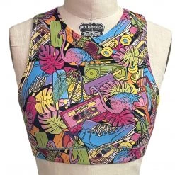 Brittany Allen BRAS Miami Crew Neck Sports Bra