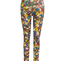 Brittany Allen Multi-Butterfly Opal Stone Leggings