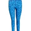 Brittany Allen Blue Butterfly Leggings