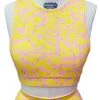 Brittany Allen BRAS Banana Crew Neck Sports Bra
