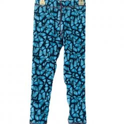 Brittany Allen Kid's Blue Butterfly Leggings