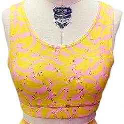Brittany Allen Banana Scoop Neck Sports Bra BRAS