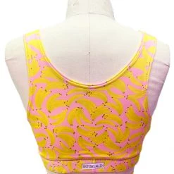 Brittany Allen Banana Scoop Neck Sports Bra BRAS