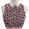 Brittany Allen Pink Leopard Crew Neck Sports Bra BRAS