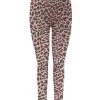 Brittany Allen Pink Leopard Leggings