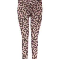 Brittany Allen Pink Leopard Leggings